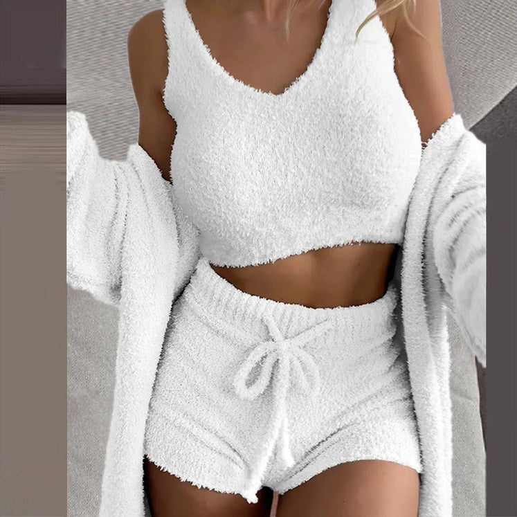 🍁Hot Sale 💜Cozy Pajama Set 3-piece Set