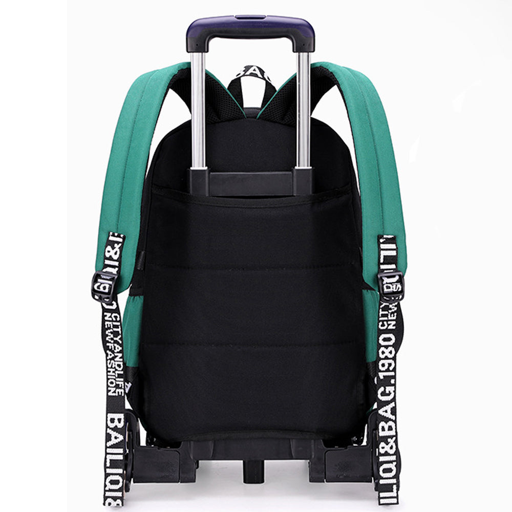 Trolley school bag big wheel climbing stairs backpack elementary school backpack