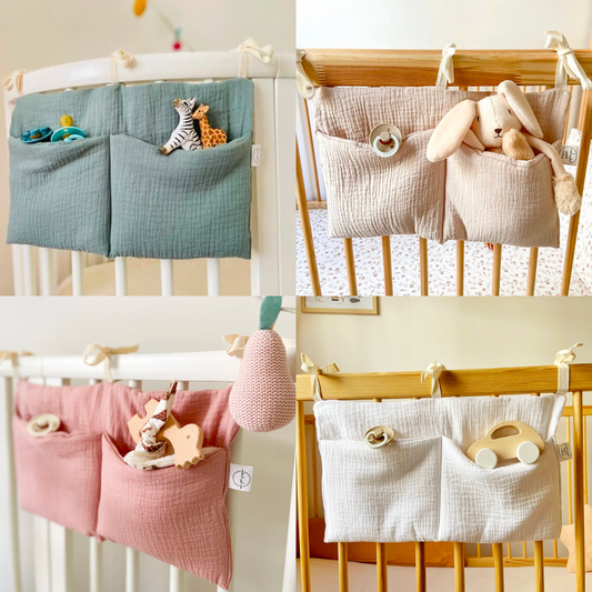 Bedside Baby Organizer™ 2-Pocket Crib Caddy